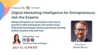 Digital Marketing Intelligence for Entrepreneurs: Ask the Experts Episode 25