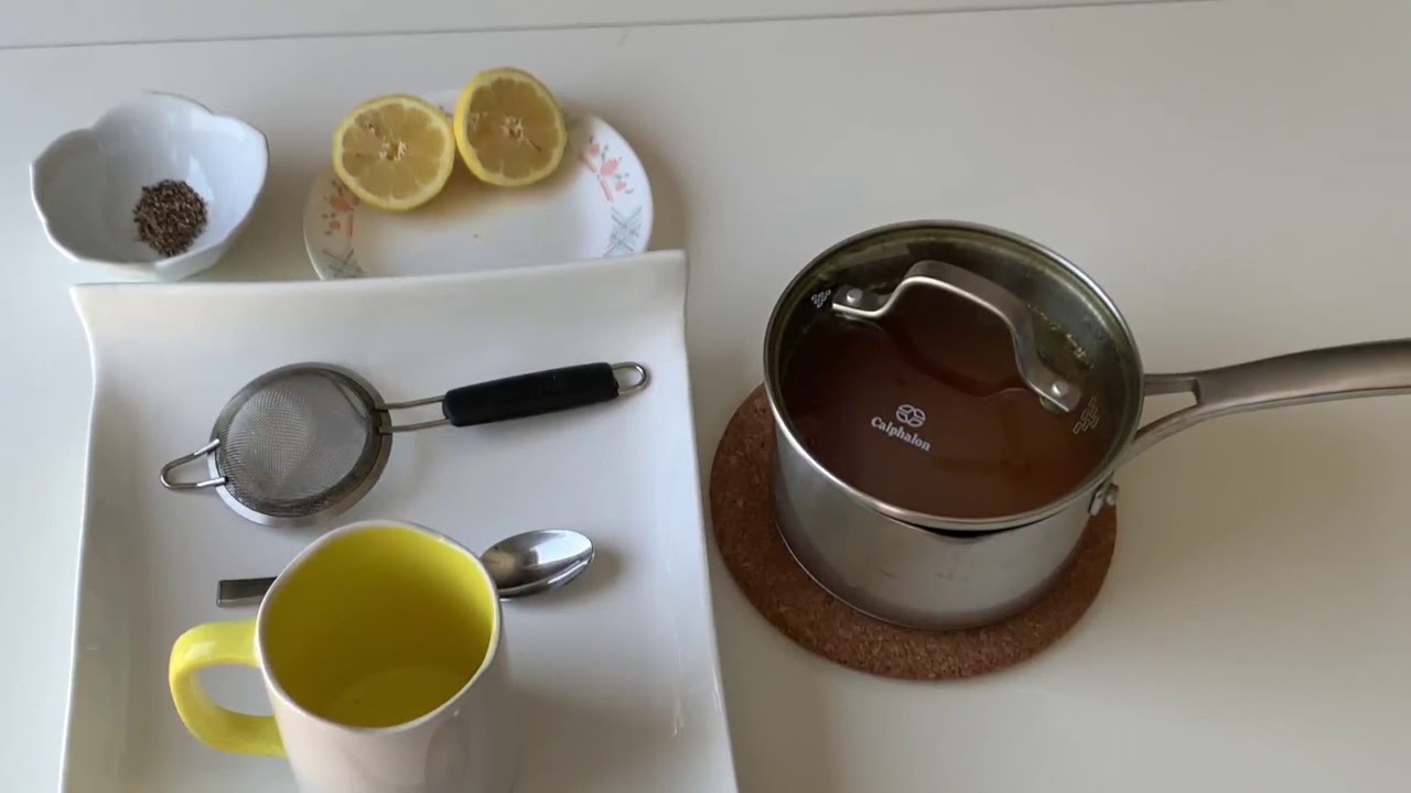 RECIPE8 FRESH TURMERIC HOT DRINK YouTube