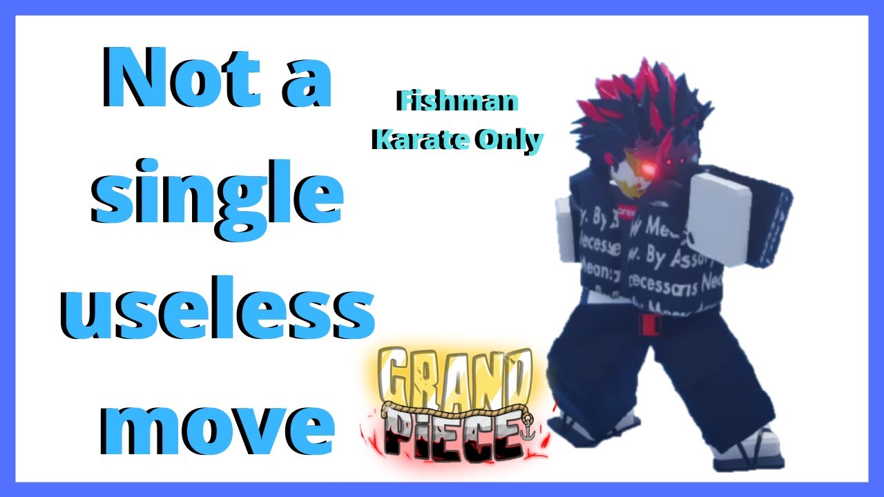 Using FISHMAN KARATE ONLY in 1v1's Arena in Grand Piece Online! (GPO) YouTube