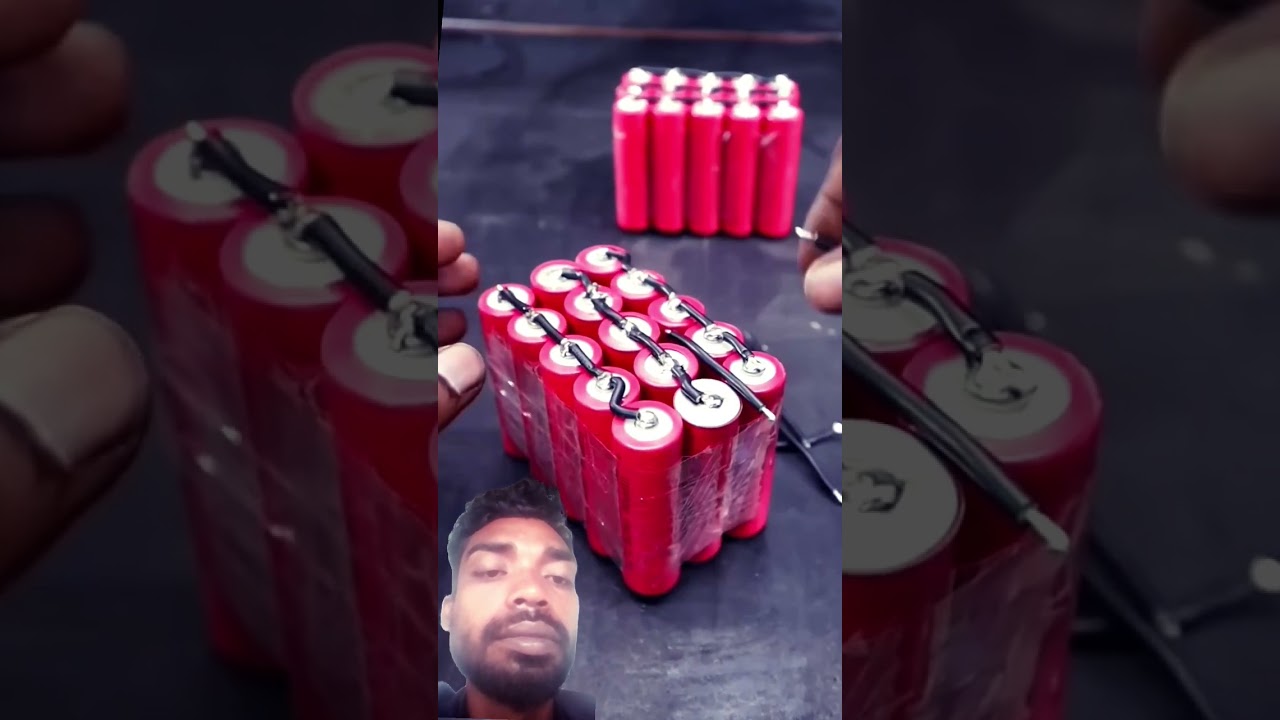 making homemade 12V *2 battery for cycle 🚲🚲⚡⚡