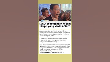 Luhut Komentari Keributan Utang Kereta Cepat Whoosh: Masalahnya Apa Sih? Siapa yang Minta APBN?
