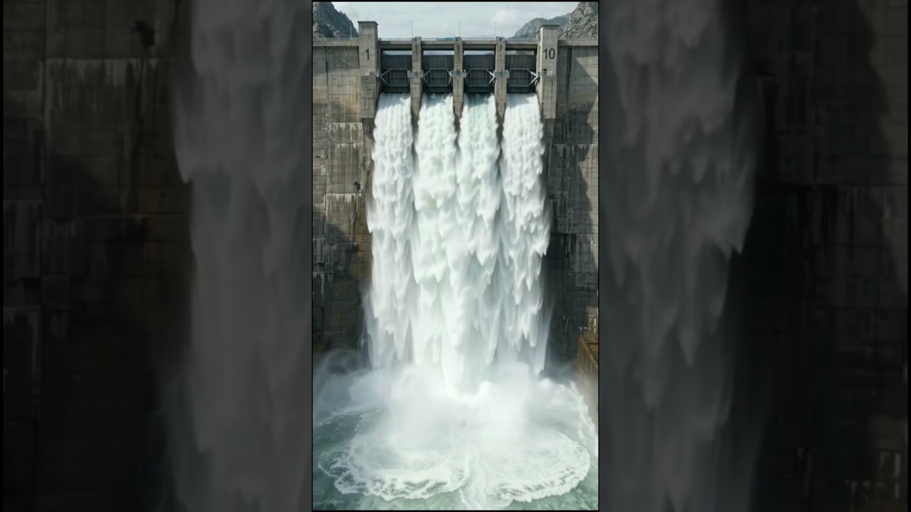 How Can a Dam Survive THIS Much Water Pressure? 😳 #shorts #science #technology #youtubeshorts #facts
