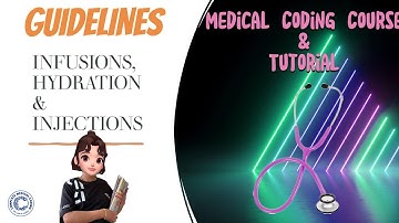 CH-52: GUIDELINES FOR CODING INFUSIONS, HYDRATION & INJECTIONS l CPC l AAPC l Medical Coding Course