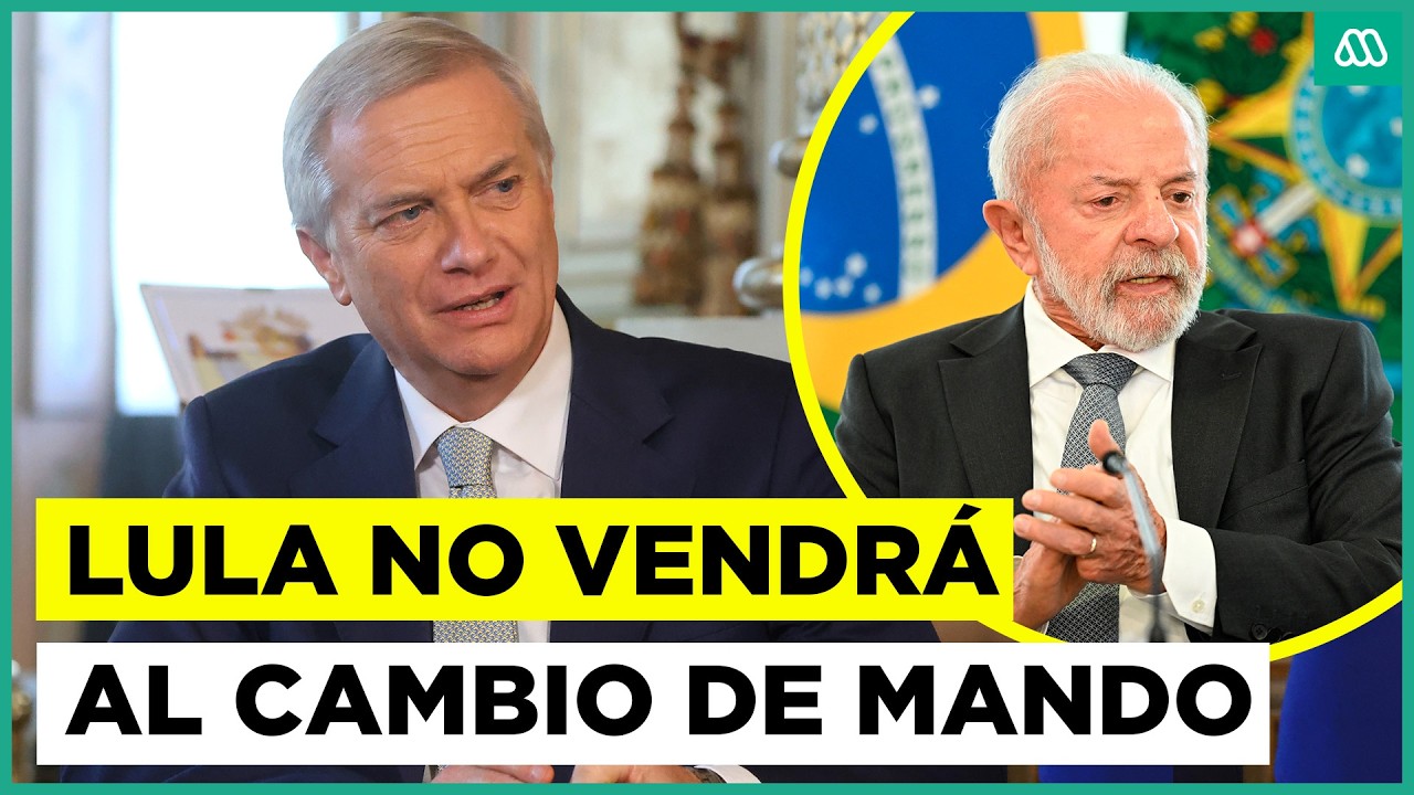 Confirman que Lula da Silva no vendrá al Cambio de Mando de José Antonio Kast