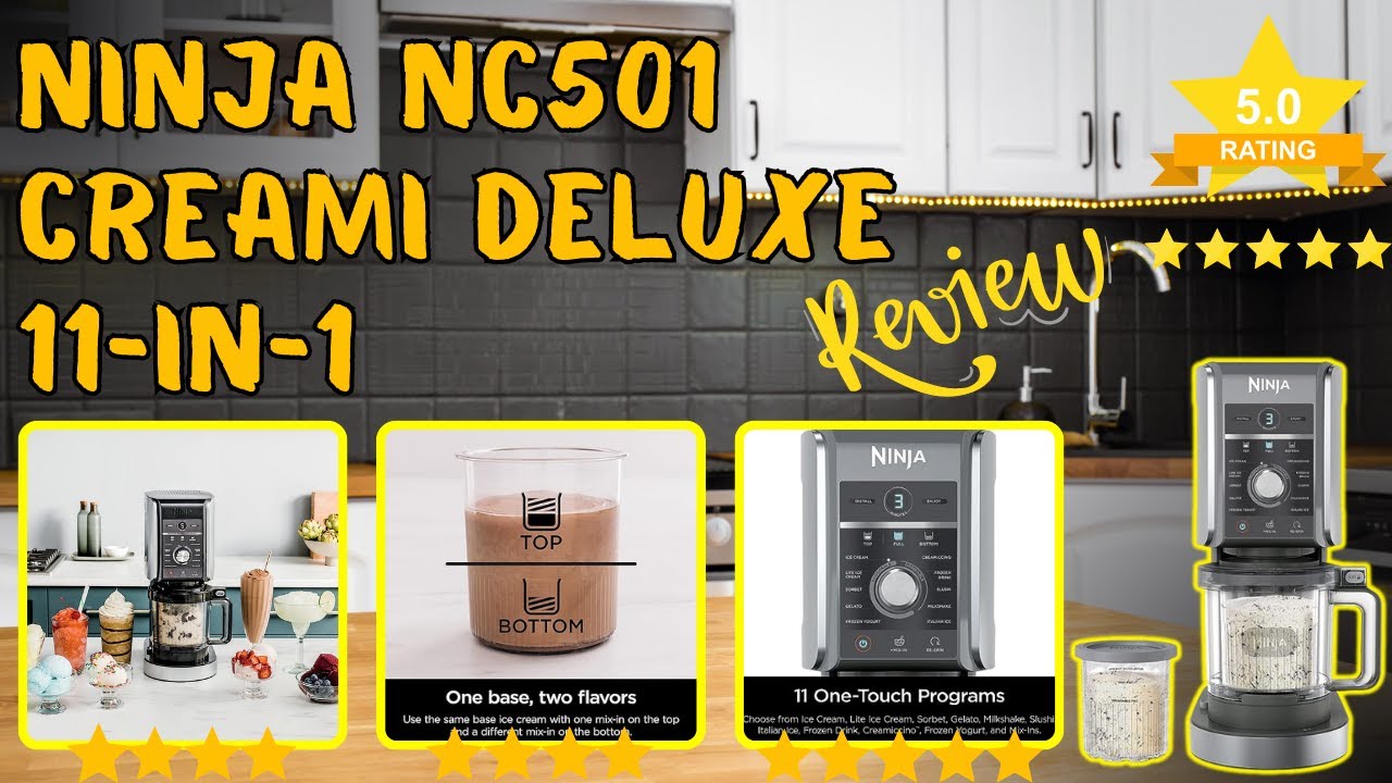 Ninja CREAMi Deluxe 11-in-1 Ice Cream and Frozen Treat Maker + Reviews
