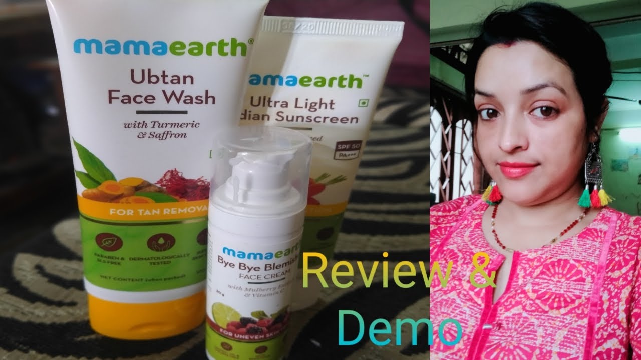 Mama Earth Products Review ll My Honest Review ll Glamorous Baishakhi