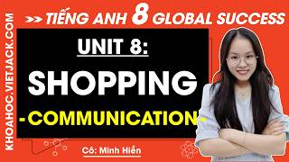 English Grade 8 Unit 8 | Communication | Shopping - page 86 Global Success