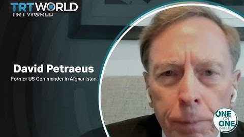 One on One - Gen David Petraeus, Former US Commander in Afghanistan
