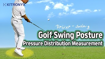 Golf Swing Posture Pressure Distribution Measurement