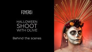 Behind the scenes – Halloween photoshoot of Olive Behind the scenes – Halloween photoshoot of Olive
