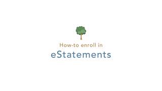 How-to enroll in eStatements
