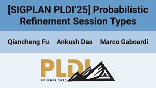 [PLDI'26] [SIGPLAN PLDI’25] Probabilistic Refinement Session Types