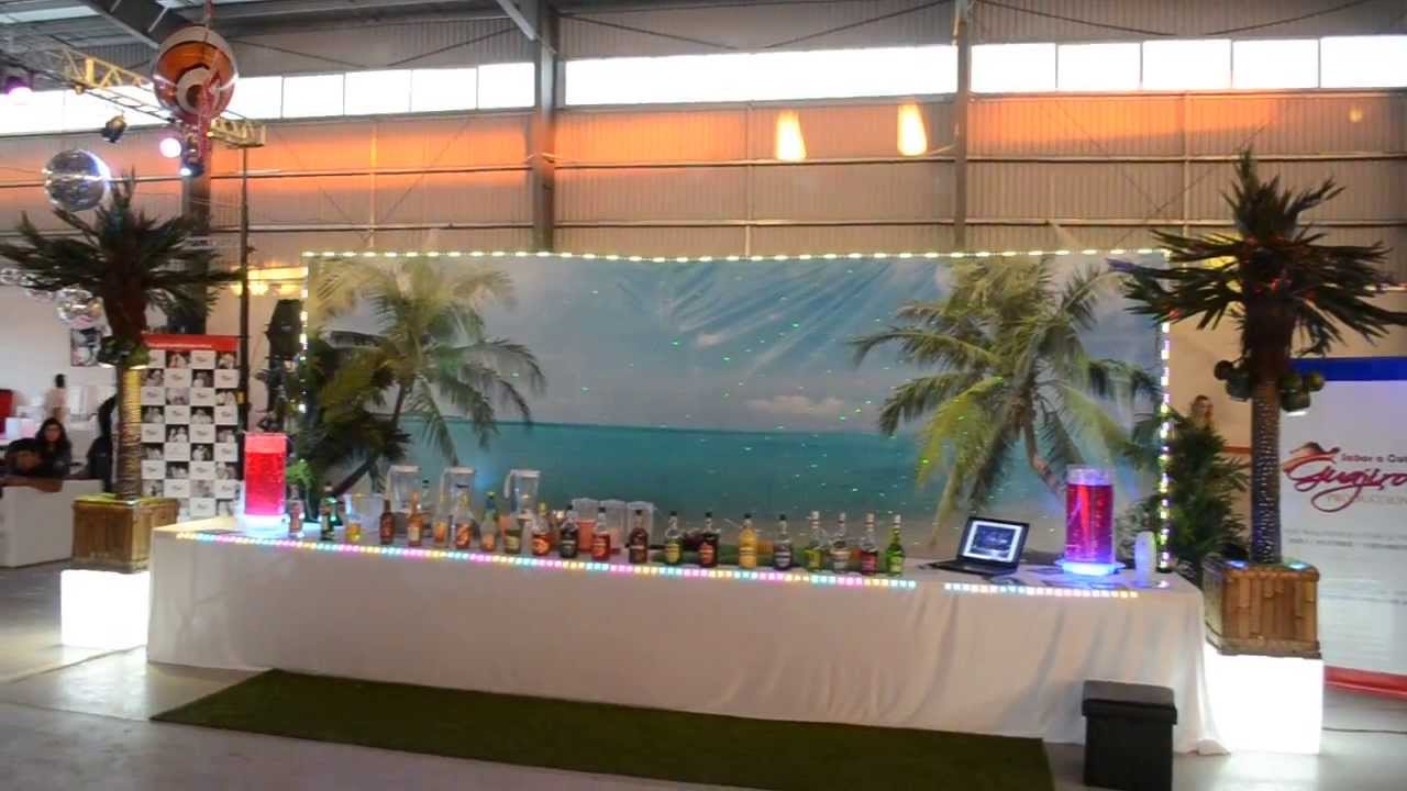 alquiler en servicio de barras móviles luminosa de tragos para fiestas ...