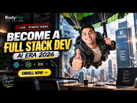 Build Your Career in the AI Era 🚀 | Full Stack Web Development LIVE Classes Start Today