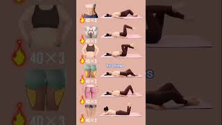 6 Best Home Exercises to Lose Belly Fat, Slim Thighs &amp; Lift Glutes | 10 Minute Women's Workout