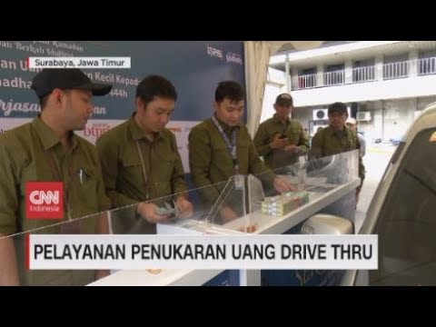 Pelayanan Penukaran Uang Drive Thru