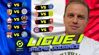 MES 9 PRONOSTICS LIGUE 1 / LILLE - NICE / METZ - PSG / LE HAVRE - MARSEILLE