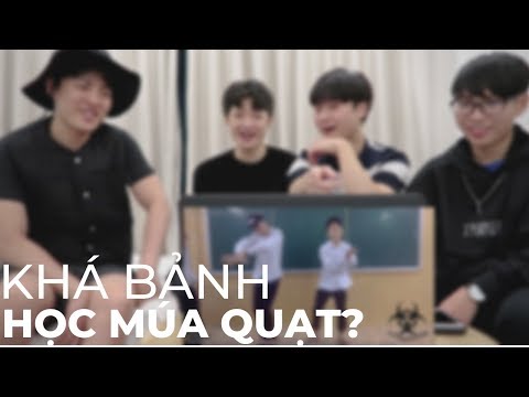 Người Hàn lần đầu xem Khá BảnH và học quẩy múa quạt nền nhạc 999 Đóa Hồng Remix - Hanoi Oppa | Foci