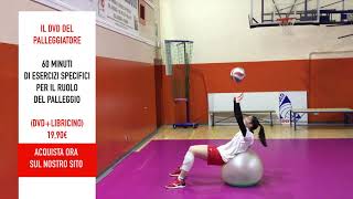 Functional exercises for the abs with the fitball in volleyball