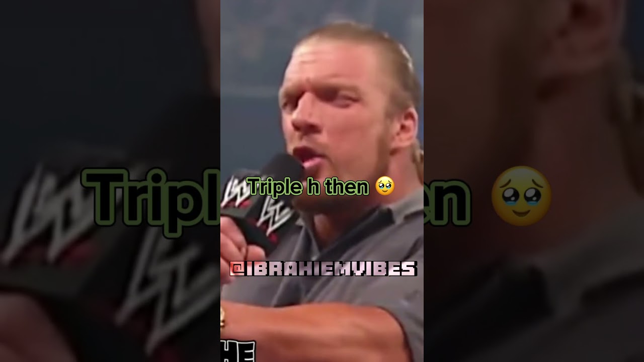 Wrestlers now vs then 🥹 #wwe