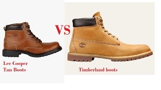 Timberland boots VS Lee Cooper Boots 