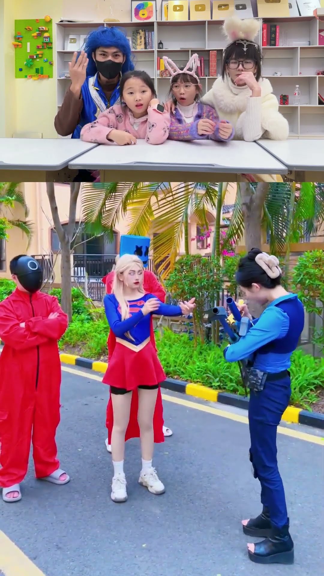兔子警官手上有时间定格手机，鱿鱼游戏一定会赢！ #斗罗大陆 #兔警官 #女超人