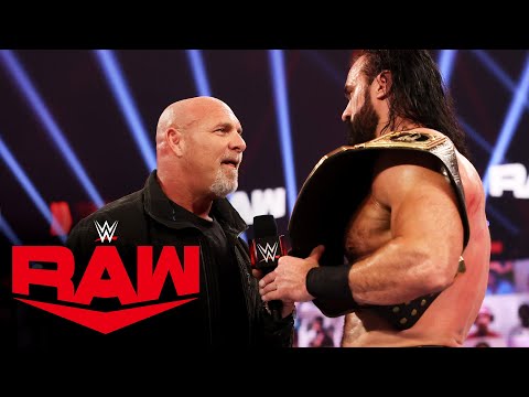 Goldberg challenges Drew McIntyre to Royal Rumble showdown: Raw, Jan. 4, 2021