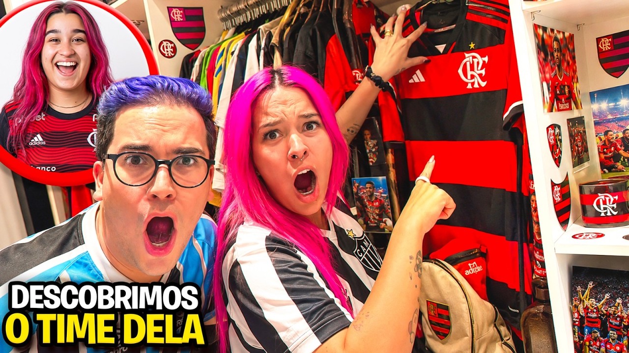 DESCOBRI QUAL É O TIME DE FUTEBOL DOS ROSA *não acreditei