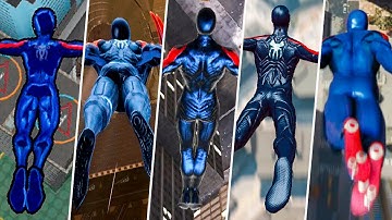 Spiderman 2099 Jumping From Highest Place in Spider-Man Games