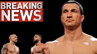 BREAKING NEWS ‼️ WLADIMIR KLITSCHKO RUMORED TO RETURN TO THE RING (AGAIN) ON THE USYK /KABAYEL CARD📹