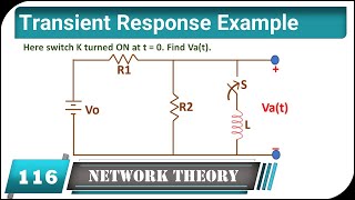 4. Transient Response Solved Example in Network Theory