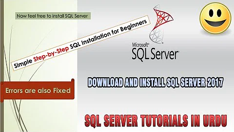 Microsoft SQL Server Installation and Resolved all Error while Installation Steps in URDU/HIDNI