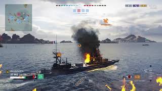 Normandie 125K Damage 3 Kills 2.300 Base Xp World Of Warships Legends