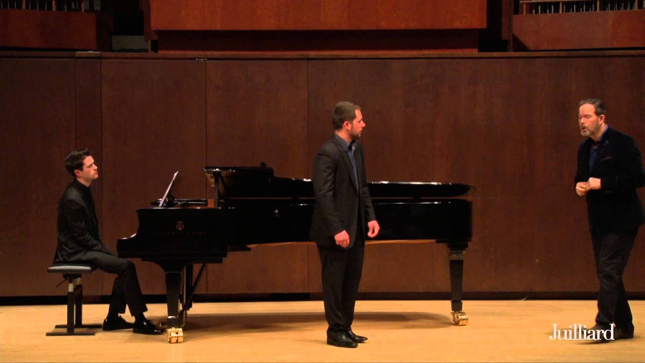 Gerald Finley Master Class, May 7, 2015: Joe Eletto and William Kelley