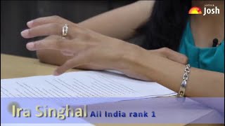 IAS Topper Ira Singhal Prelims Exam Strategy | Topper's Strategy