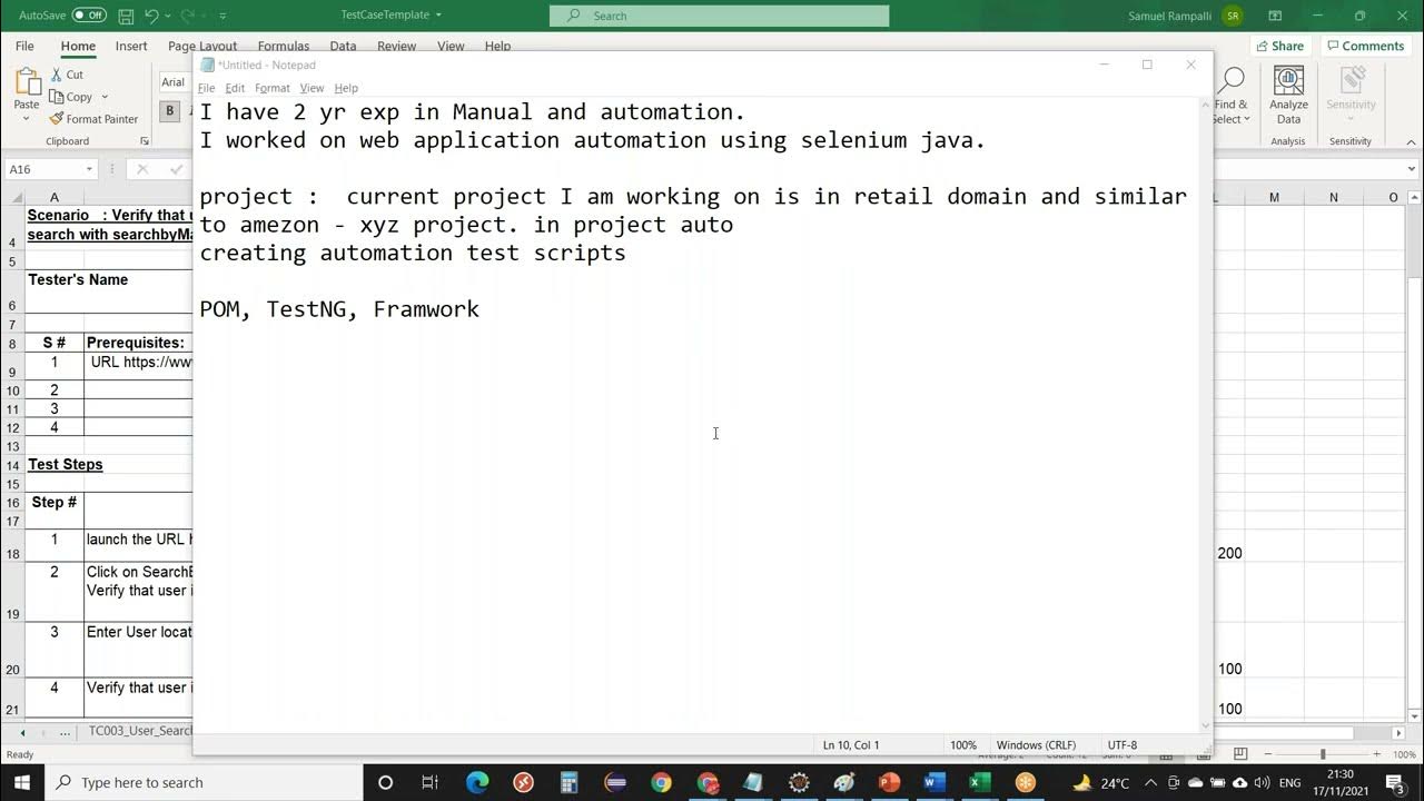 How to explain Project in Interview Test Automation framework in ...
