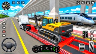 🚛 Heavy Excavator Transport! | 3D Driving Class Gameplay | Realistic Truck & Train Transport | Games screenshot 1