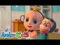 🐵 Five Little Monkeys +Peek-a-Boo Song- LooLoo Kids Songs- Nursery Rhymes and Baby Songs with Lyrics
