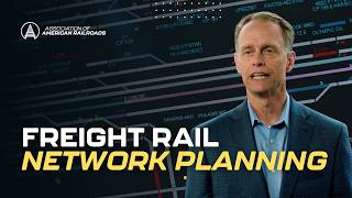 How do freight railroads plan for their networks?