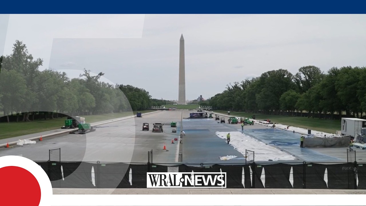 Lawsuit filed to stop Trump’s 'American flag blue' repainting of Lincoln Memorial Reflecting Pool
