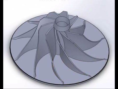 How to Make an Axial Centrifugal Compressor in SolidWorks |JOKO ENGINEERING|