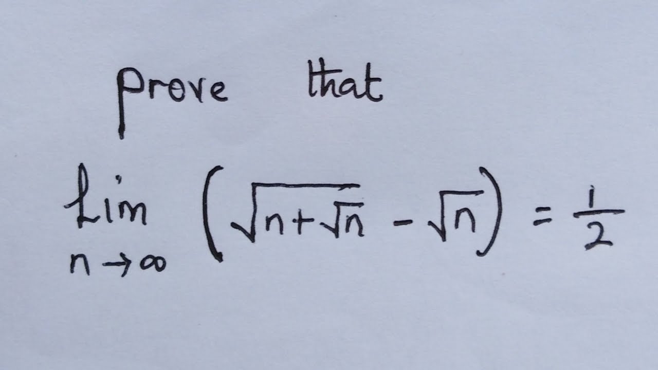 Advanced Limit | Can you prove ? - YouTube