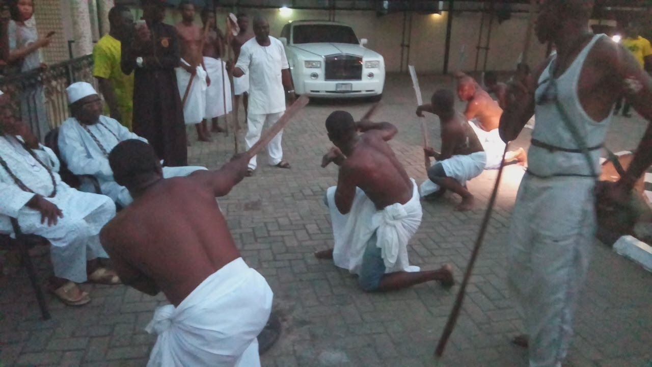ESO Ikoyi paying homage to Oba Onikoyi- Eyo Festival May 2017