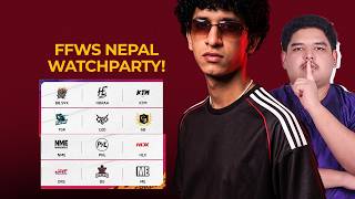 FFWS NEPAL GRAND FINALS POINT RUSH WATCHPARTY || FF COMPETITIVE