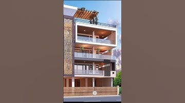 G+3 House Design,Front Elevation Design,3D house Design,Duplex House Elevation Design,6 BHK House.