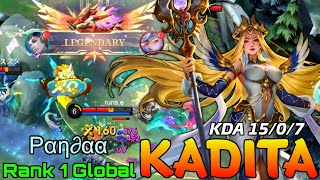 Domination Kadita Legendary Build - Top 1 Global Kadita by Pαη∂αα☂️ - Mobile Legends