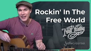 Rockin In The Free World by Neil Young | Lead Guitar Lesson