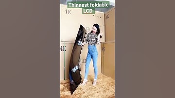 Thinnest Foldable Tv LCD on Amazon #shorts #Amazon || Tech is future.