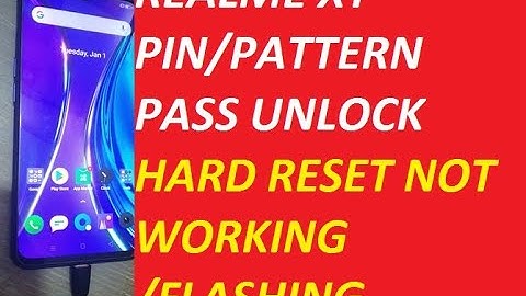 REALME XT ( RMX-1921 ) FLASHING / FACTORY RESET /  PATTERN / PIN  / PASSWORD LOCK UNLOCK SOLUTION