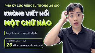 JEV - Con AI không viết nổi một chữ - và nó phá kỷ lục của Vercel trong 24 giờ